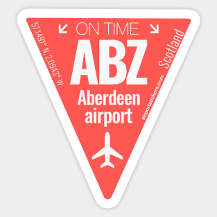 ABZ Aberdeen Sticker